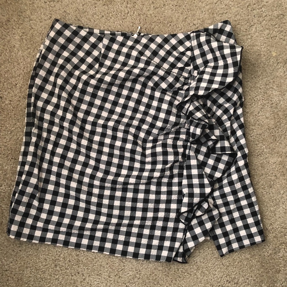 Checked H&M Skirt